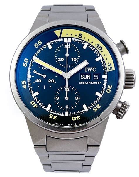 iwc aquatimer chronograph titanium 3719|iwc aquatimer 3519.